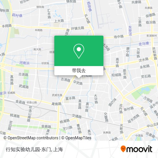 行知实验幼儿园-东门地图
