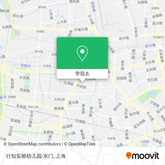 行知实验幼儿园-东门地图