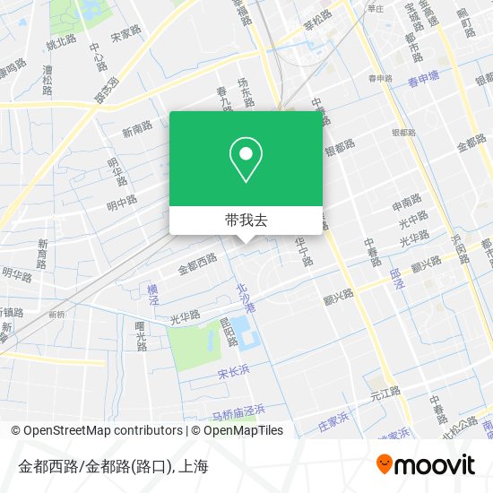金都西路/金都路(路口)地图