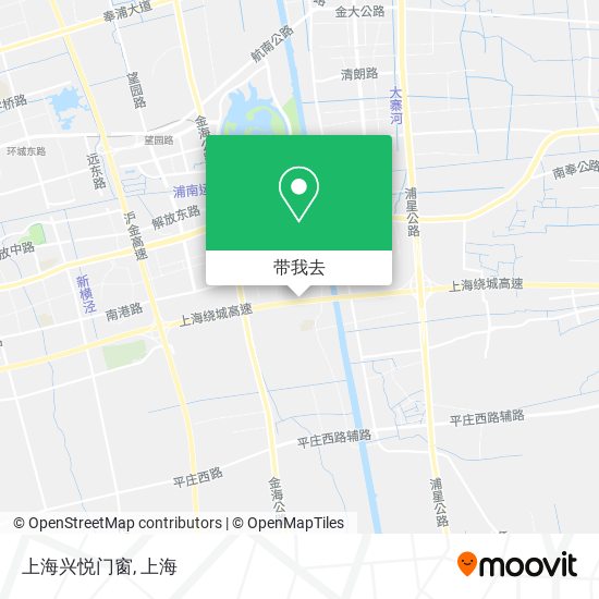 上海兴悦门窗地图