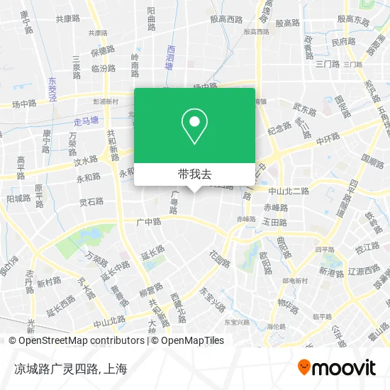 凉城路广灵四路地图