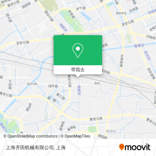 上海齐田机械有限公司地图