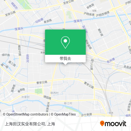 上海田汉实业有限公司地图
