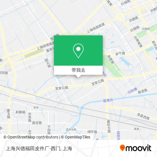 上海兴德福田皮件厂-西门地图