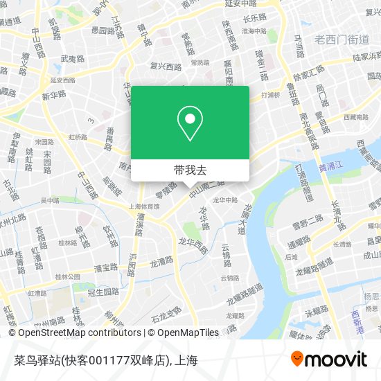 菜鸟驿站(快客001177双峰店)地图