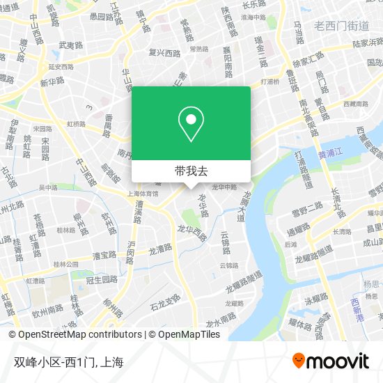 双峰小区-西1门地图