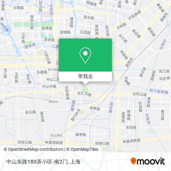 中山东路180弄小区-南2门地图