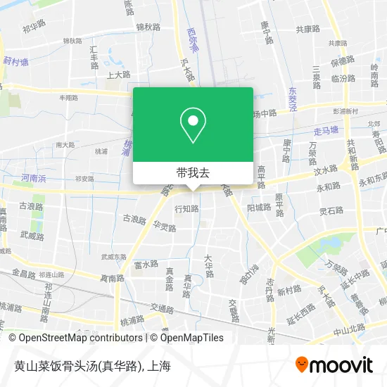黄山菜饭骨头汤(真华路)地图