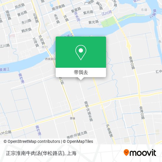 正宗淮南牛肉汤(华松路店)地图