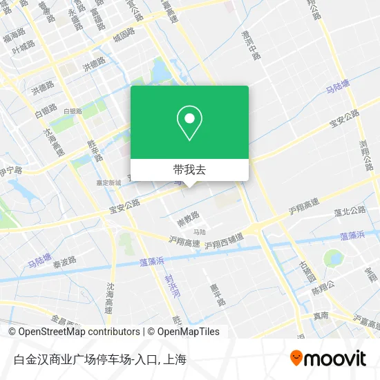 白金汉商业广场停车场-入口地图