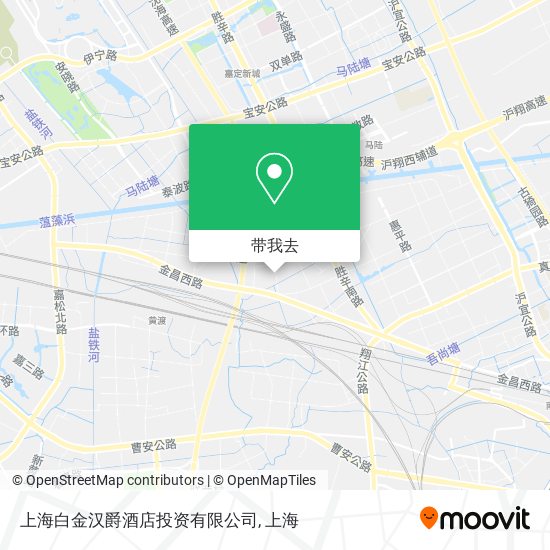 上海白金汉爵酒店投资有限公司地图