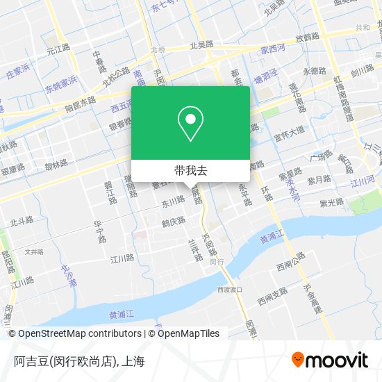 阿吉豆(闵行欧尚店)地图