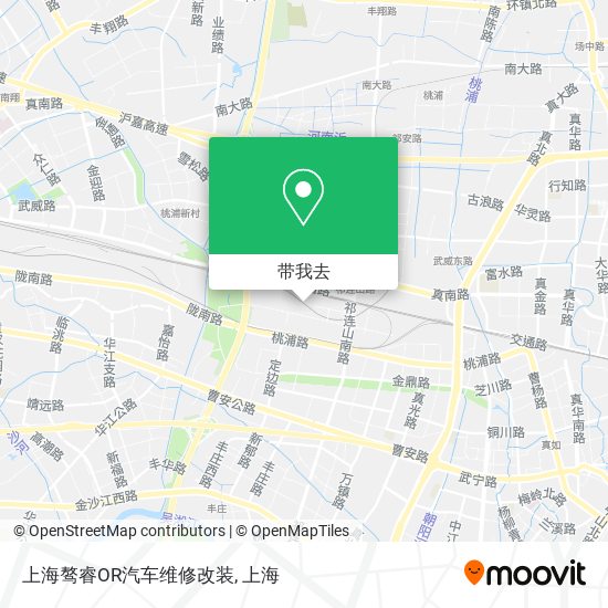 上海骜睿OR汽车维修改装地图