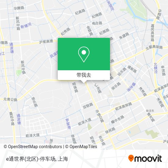 e通世界(北区)-停车场地图