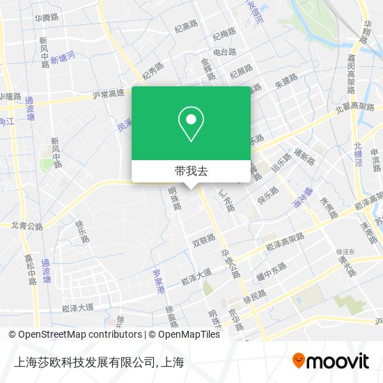 上海莎欧科技发展有限公司地图