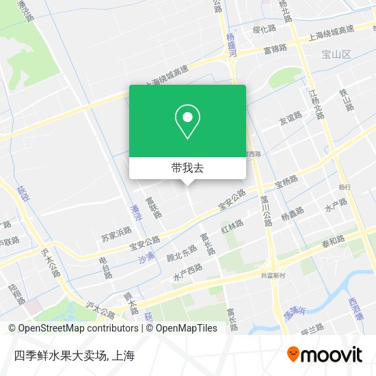 四季鲜水果大卖场地图