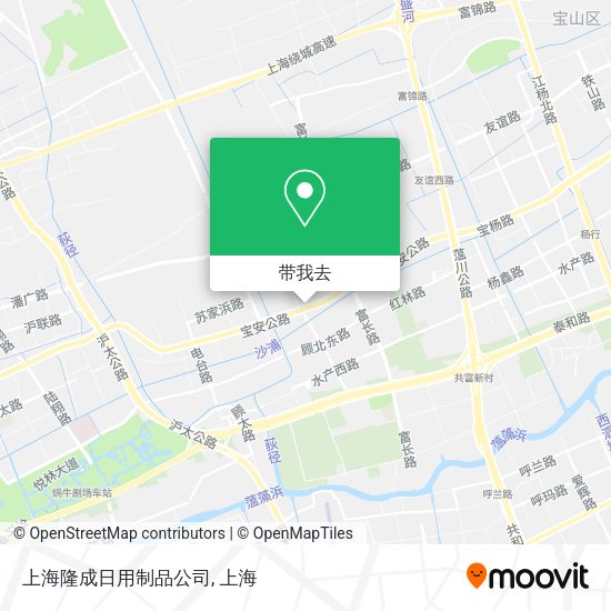 上海隆成日用制品公司地图