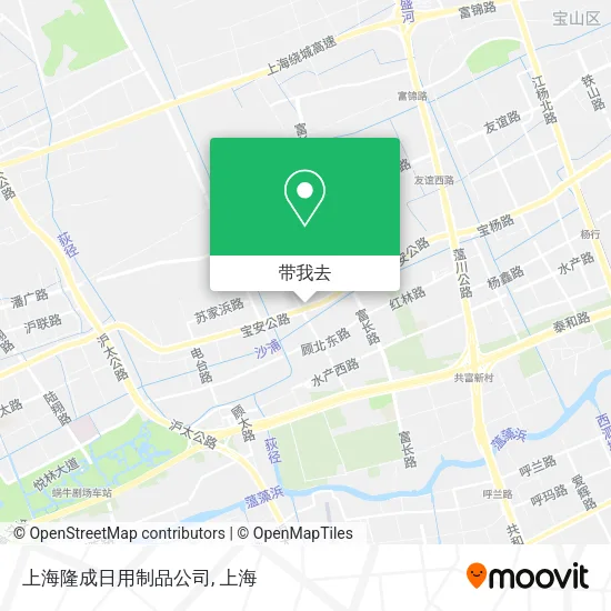 上海隆成日用制品公司地图