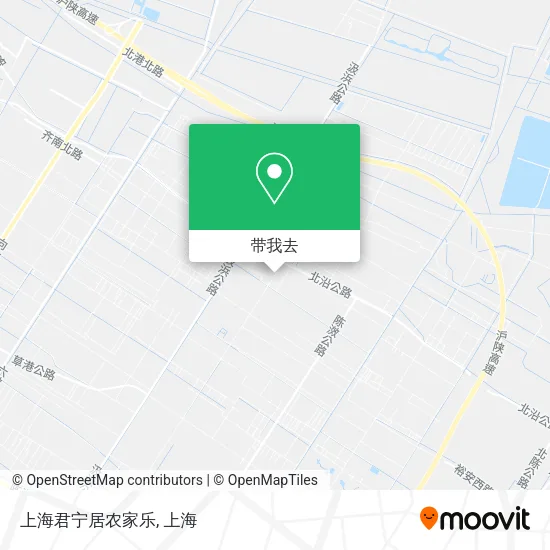 上海君宁居农家乐地图