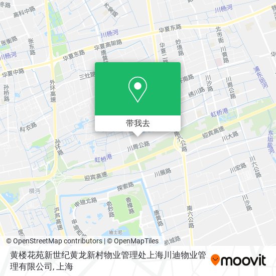 黄楼花苑新世纪黄龙新村物业管理处上海川迪物业管理有限公司地图