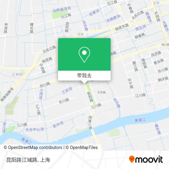 昆阳路江城路地图