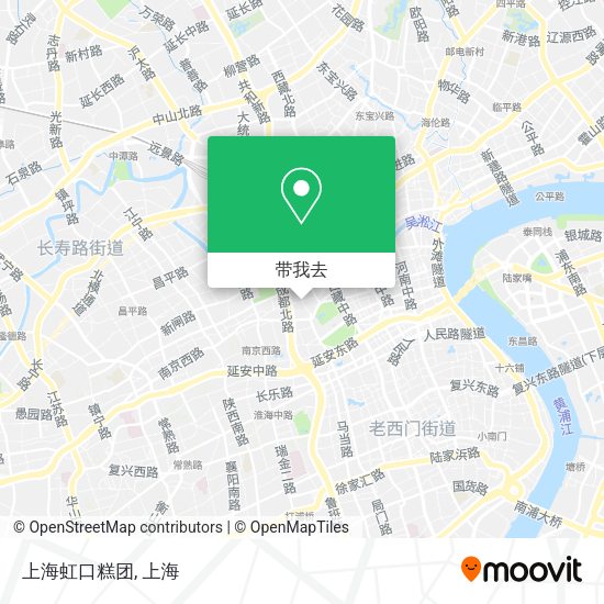 上海虹口糕团地图