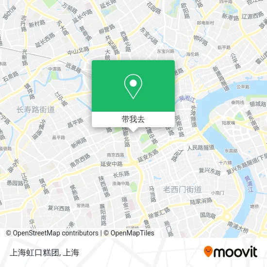 上海虹口糕团地图
