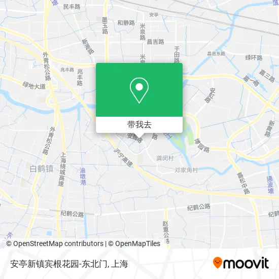 安亭新镇宾根花园-东北门地图