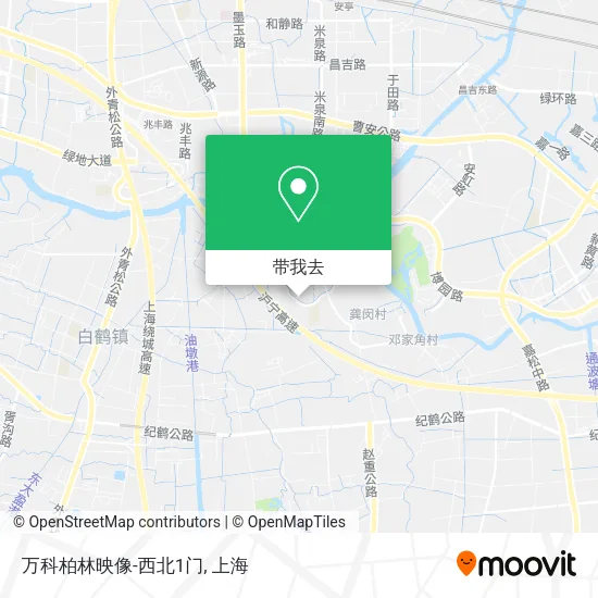 万科柏林映像-西北1门地图