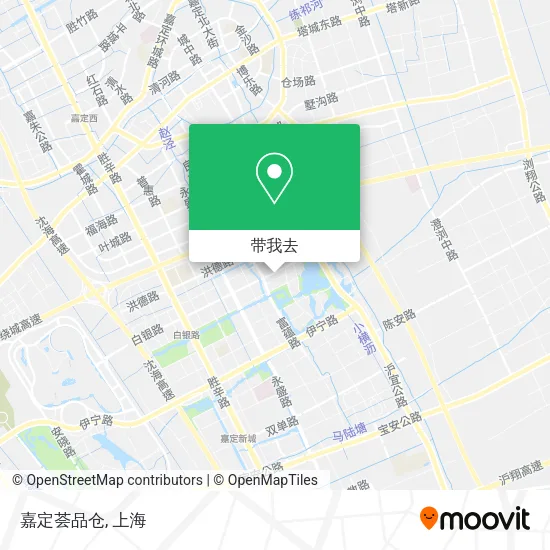 嘉定荟品仓地图