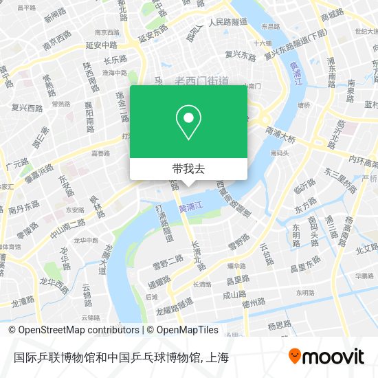 国际乒联博物馆和中国乒乓球博物馆地图