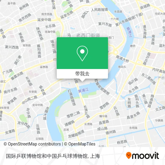 国际乒联博物馆和中国乒乓球博物馆地图