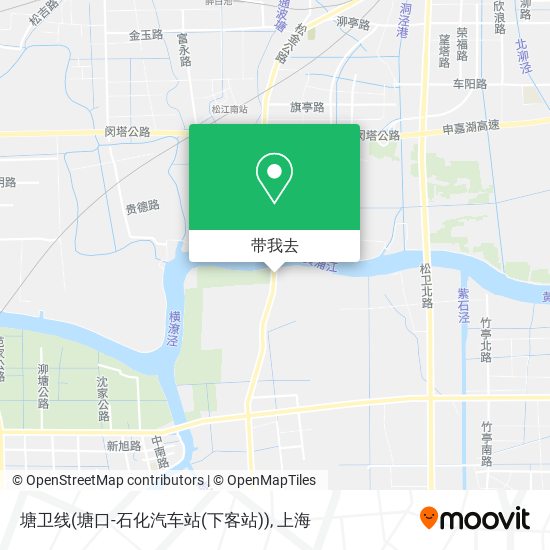 塘卫线(塘口-石化汽车站(下客站))地图
