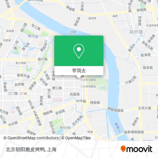 北京朝阳脆皮烤鸭地图