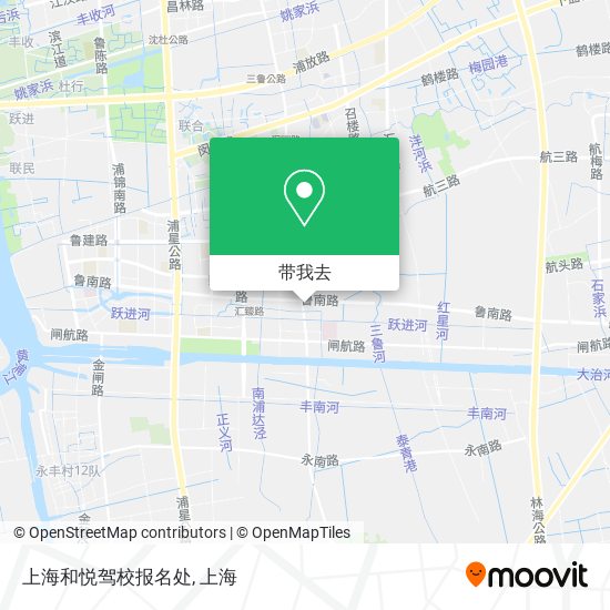 上海和悦驾校报名处地图
