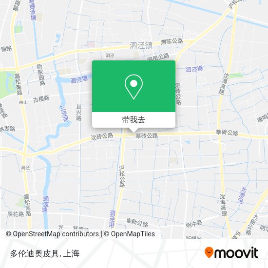 多伦迪奥皮具地图