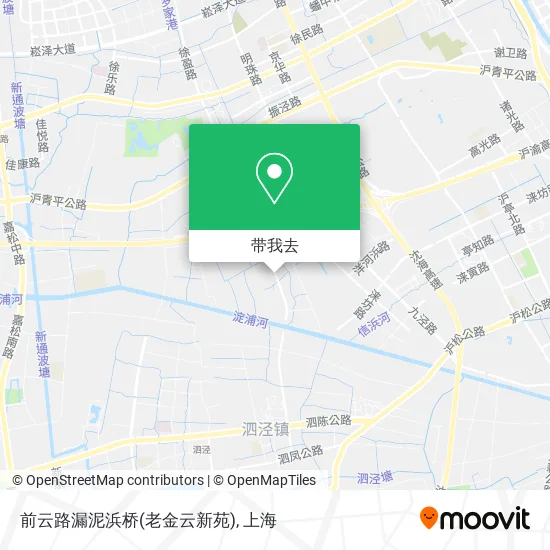 前云路漏泥浜桥(老金云新苑)地图