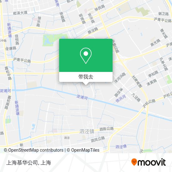 上海慕华公司地图