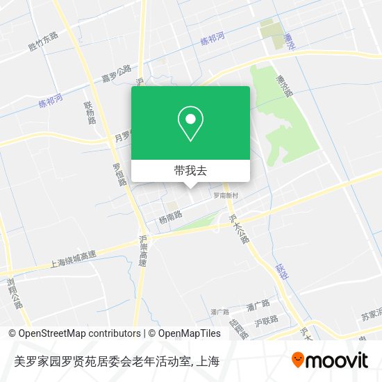 美罗家园罗贤苑居委会老年活动室地图
