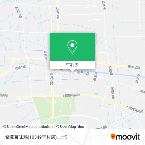 紫燕百味鸡(10349青村店)地图