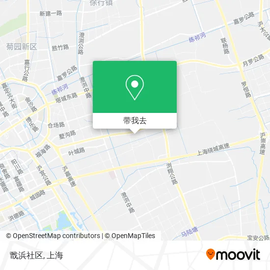 戬浜社区地图