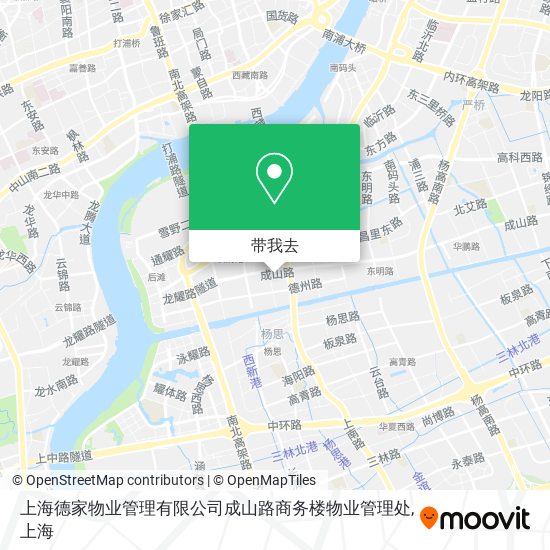 上海德家物业管理有限公司成山路商务楼物业管理处地图