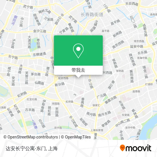 达安长宁公寓-东门地图