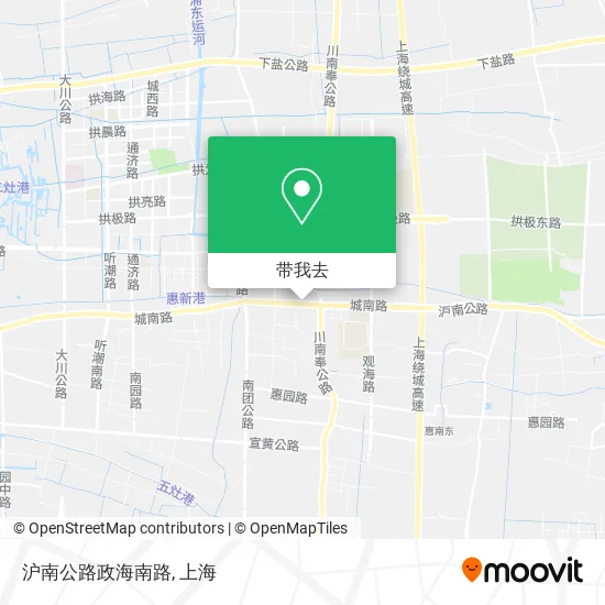 沪南公路政海南路地图
