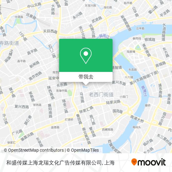和盛传媒上海龙瑞文化广告传媒有限公司地图