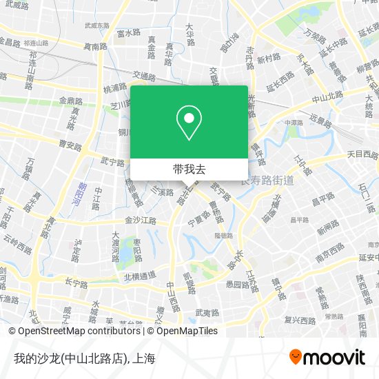 我的沙龙(中山北路店)地图