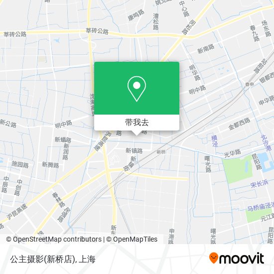 公主摄影(新桥店)地图