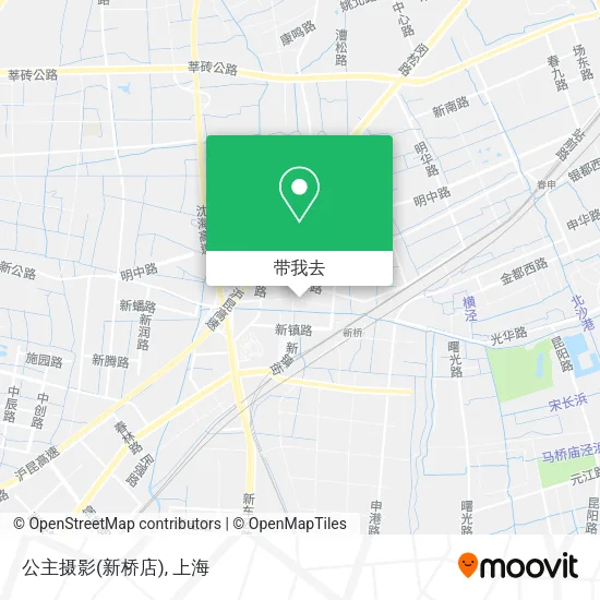 公主摄影(新桥店)地图