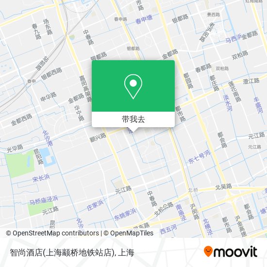 智尚酒店(上海颛桥地铁站店)地图