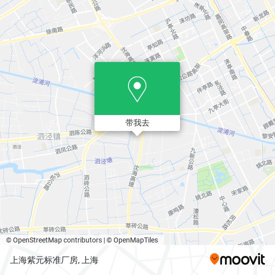 上海紫元标准厂房地图